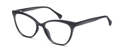 Black Cateyes Full Rim Acetate Frame for Women