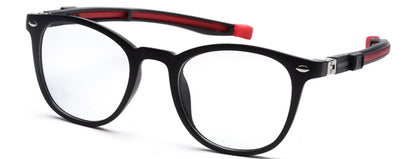 Black Wayfarer Specs Full Rim TR-90 Frame for Kids
