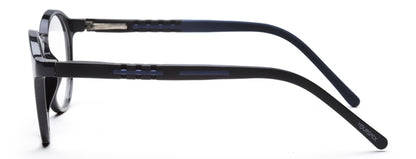 Black Oval Eyeglasses Full Rim TR-90 Frame for Kids