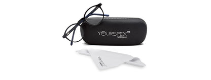 Black Oval Eyeglasses Full Rim TR-90 Frame for Kids