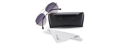 Golden Aviator Full Rim Metal Sunglasses