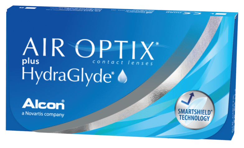 Monthly Disposable Air Optix Hydraglyde Contact lenses Pack of 6