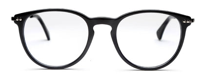 Black Oval Full Rim Frame for Men & Women
