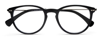 Black Oval Full Rim Frame for Men & Women