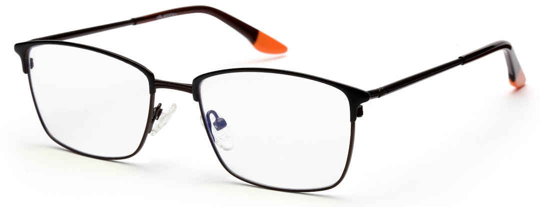 Black Rectangle Eyeglasses for Men