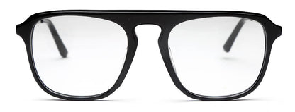 Black Square Full Rim Acetate Frame for Men