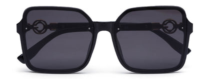 Black Square UV Sunglass for Women