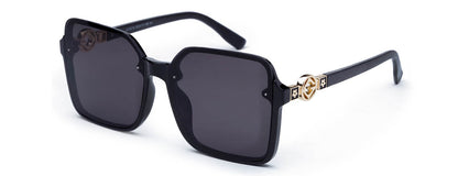 Black Square UV Sunglass for Women