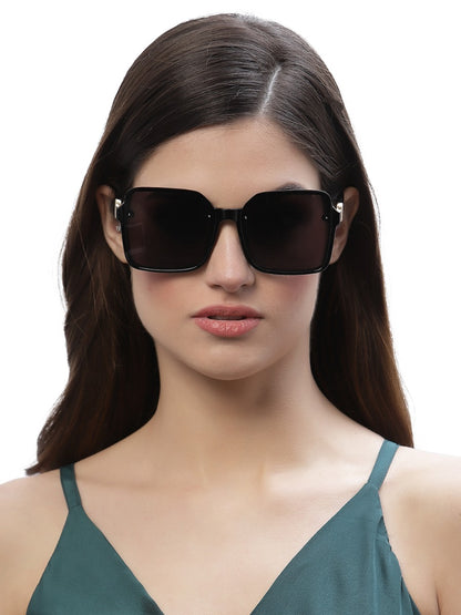 Black Square UV Sunglass for Women