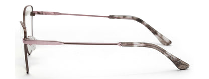 Brown Cateye Style Metal Women Eyeglasses Frame