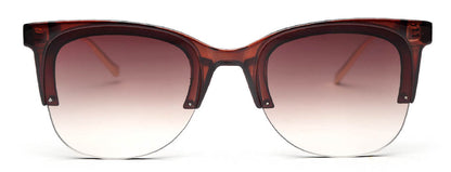 Brown Gradient Clubmaster UV Protection Sunglass for Men