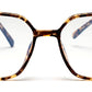 Brown Tort Square Full Rim Acetate Frame for Women