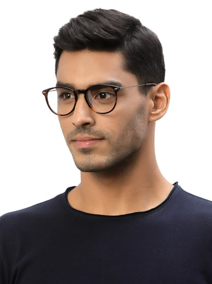 Brown Tort Oval Full Rim Frame for Men & Women