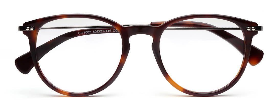 Brown Tort Oval Full Rim Frame for Men & Women