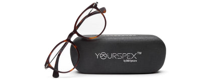 Brown Tort Oval Full Rim Frame for Men & Women