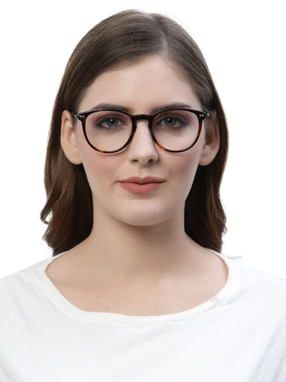 Brown Tort Oval Full Rim Frame for Men & Women