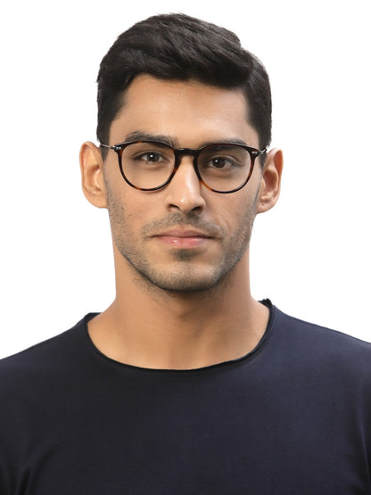 Brown Tort Oval Full Rim Frame for Men & Women