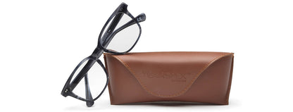 Dark Grey Tort Square Full Rim Acetate Frame for Men