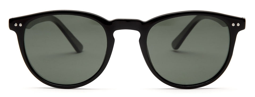 Black Wayfarer Sunglasses Full Rim Acetate Frame