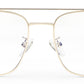 Golden Aviator Frame For Men