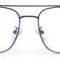 Blue Aviator Frame For Men