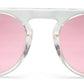 Pink Aviator Full Rim UV400 Protected Sunglasses For Men