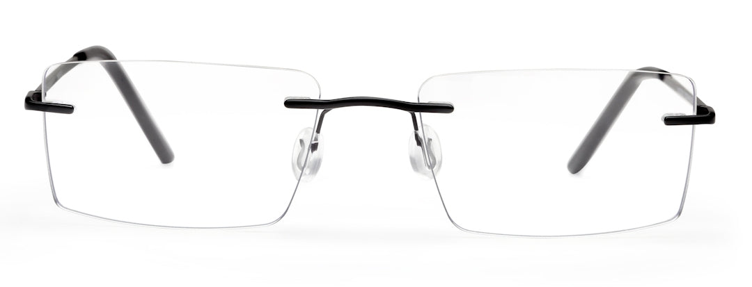 Black Rimless Frame For Men & Women