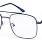 Blue Aviator Frame For Men