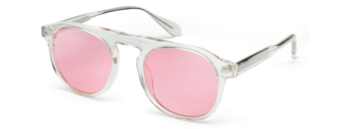 Pink Aviator Full Rim UV400 Protected Sunglasses For Men