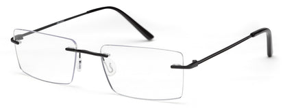 Black Rimless Frame For Men & Women