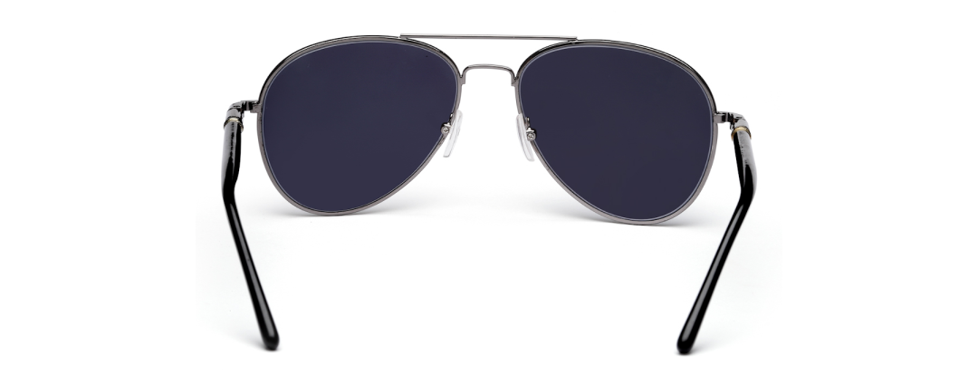 Blue Mirrored 400 UV Protected Aviator Sunglasses For Men & Women