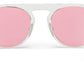 Pink Aviator Full Rim UV400 Protected Sunglasses For Men