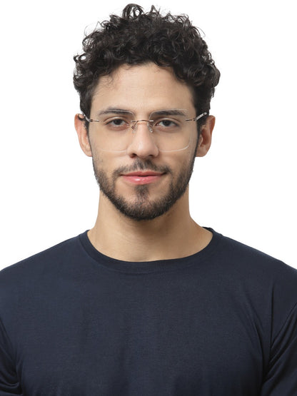 Copper Rimless Frame for Men & Women