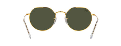 Gold Border Design Metal Frame Irregular Ray-Ban Round Sunglasses