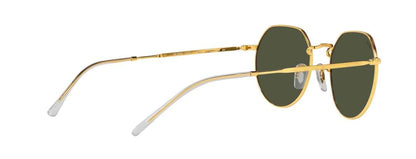 Gold Border Design Metal Frame Irregular Ray-Ban Round Sunglasses