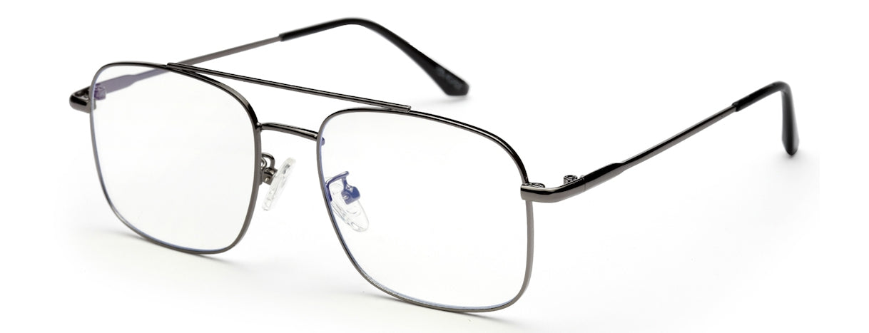 Gunmetal Square Eyeglass for Men