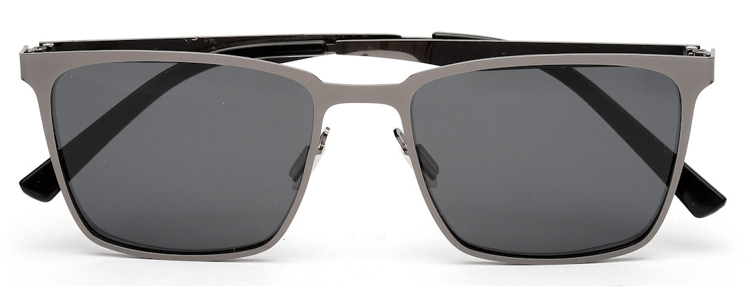 Gunmetal Wayfarer Polarized Sunglass for Men and Women