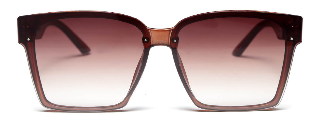 Brown Square UV Sunglass for Men & Women