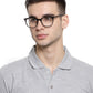 YourSpex Men Eyeglass Frame in Black Color