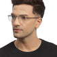 Black Aviator Rimless Metal Frame for Men & Women