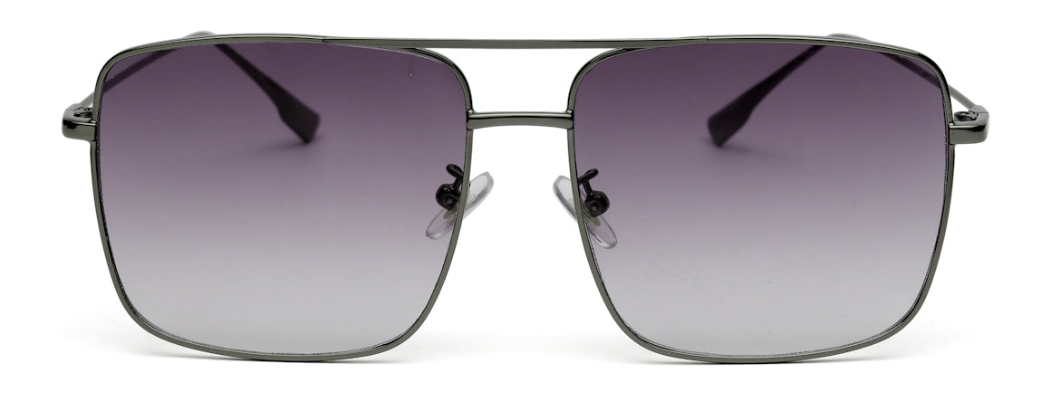 Gunmetal Grey Shade Square Shaped UV Sunglass for Men & Women