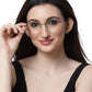 Silver Cat-eye Spectacles with Gold Tort