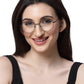 Full-Rim Round Black Spectacles