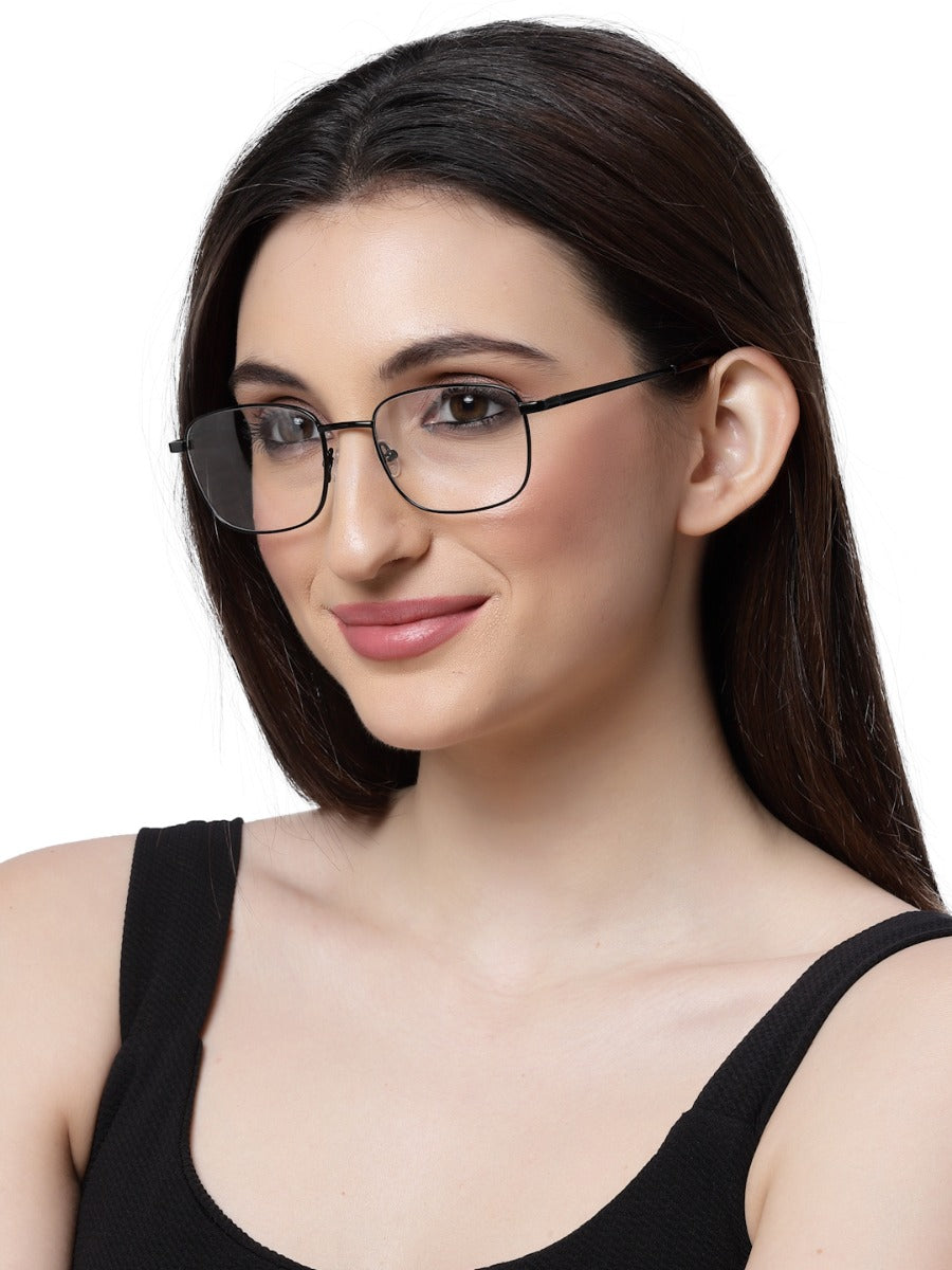 Full-Rim Black Square Spectacle Frame