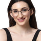 Full-Rim Navy Blue Square Spectacles