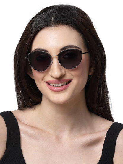 Gunmetal Cateye Sunglasses