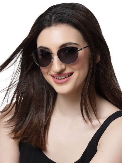 Gunmetal Cateye Sunglasses