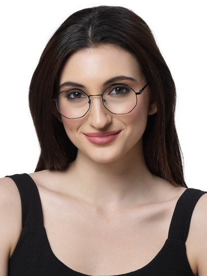 Trendy UniSex Hexagon Spectacle Frame