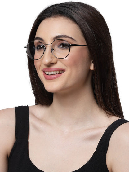 Trendy UniSex Hexagon Spectacle Frame