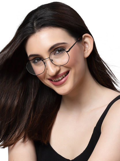 Trendy UniSex Hexagon Spectacle Frame